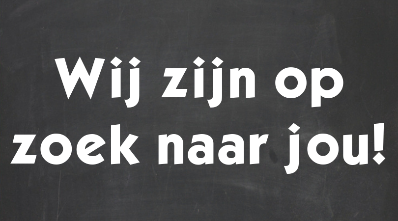 Wij Zijn Op Zoek Naar Jou